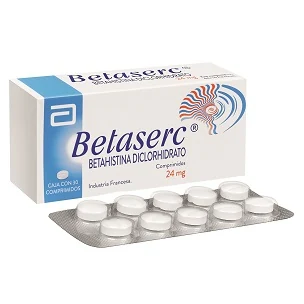 Betaserc 24mg x20 tabs - imagen referencial