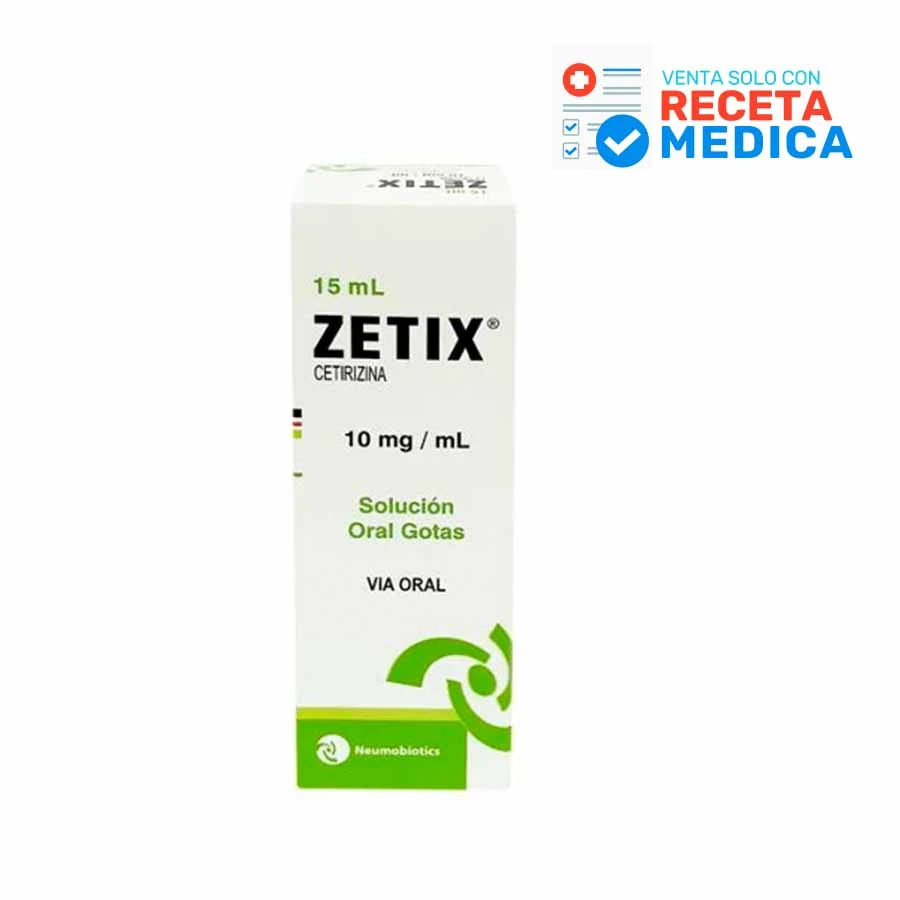 Zetix 10 mg/1 ml solución oral gotas 15 ml - imagen referencial