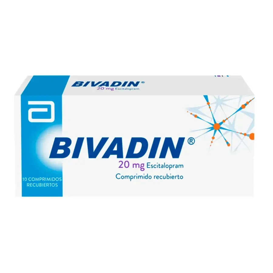 Bivadin 20mg comp rec x10 - imagen referencial