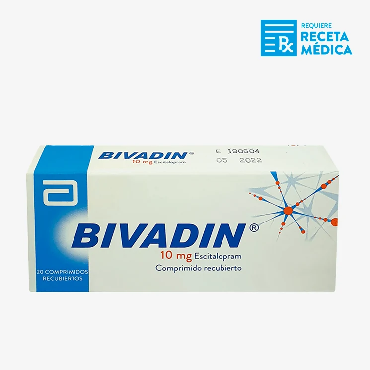 Bivadin 10mg comp rec x20 - imagen referencial