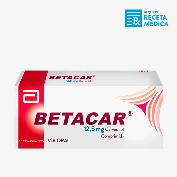 Betacar 12.5mg x30 comp recalcine - imagen referencial