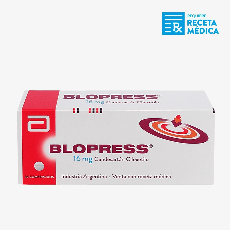 Blopress 16 mg x 30 tab - imagen referencial