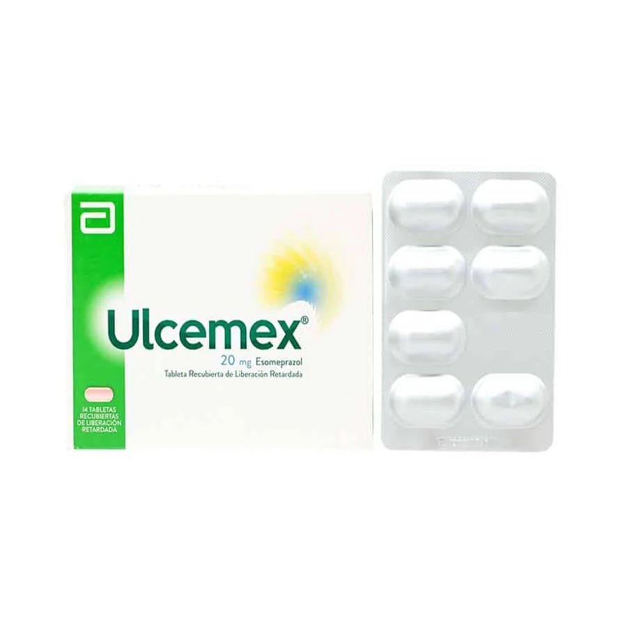 Ulcemex 20mg caps lib retard x14 - imagen referencial