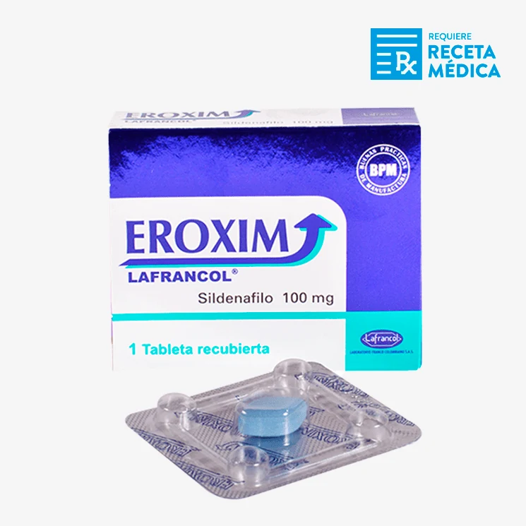 Eroxim 100mg x 1 tab - imagen referencial